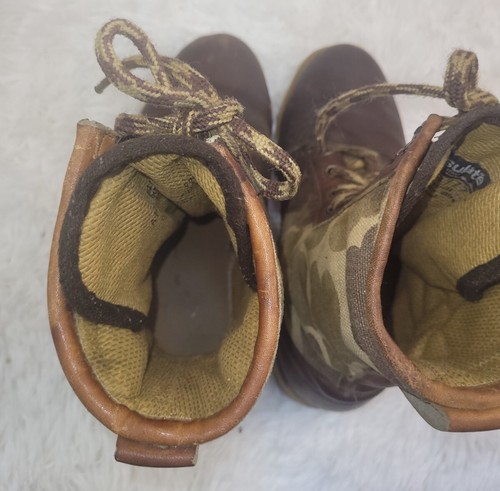 Rocky Hunting Combat Army Camo Thinsulate Insulated Brown Leather Boot Sz 8M Vtg - Picture 15 of 22