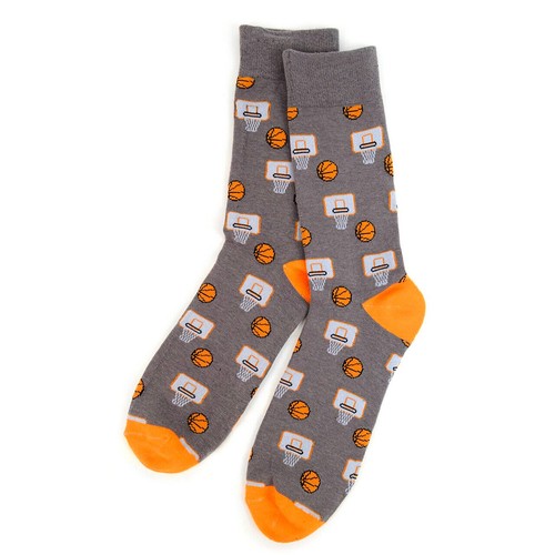 Calzini basket unisex taglia 10-13 scarpa uomo 6-12,5 scarpa donna 10-13 nero grigio - Foto 5 di 8