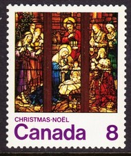 CANADA NO 697, CHRISTMAS 1976, NATIVITY: ST MICHAEL S TORONTO,  MINT NH