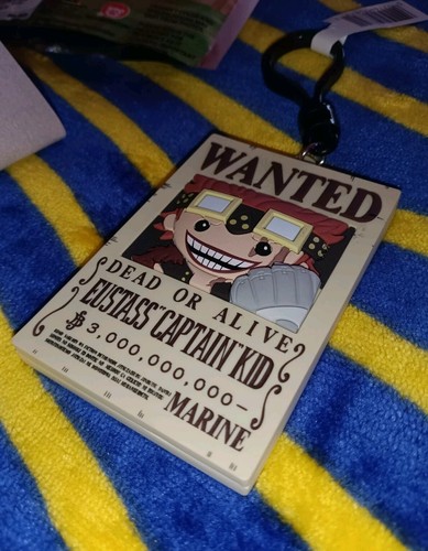 Eustass Kid Wanted Poster Chase One Piece Figural Bag Clip Hot Topic/Box Lunch