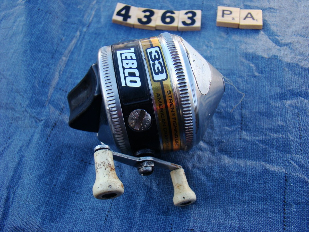 U4364 PA ZEBCO 33 METAL FOOT SPINCAST FISHING Reel | eBay