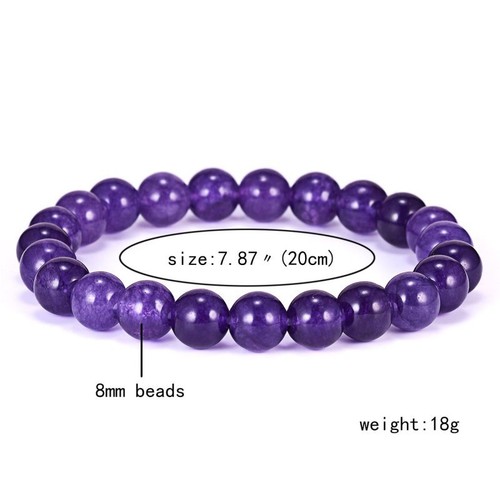 7 Chakra Natural Stone Bead Bracelets Reiki Healing Beaded Women Men Handmade - Picture 21 of 45