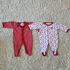 Ohio State Buckeyes: One-Piece (Set Of 2), Size 6‐Months, Brand "Two Feet Ahead"