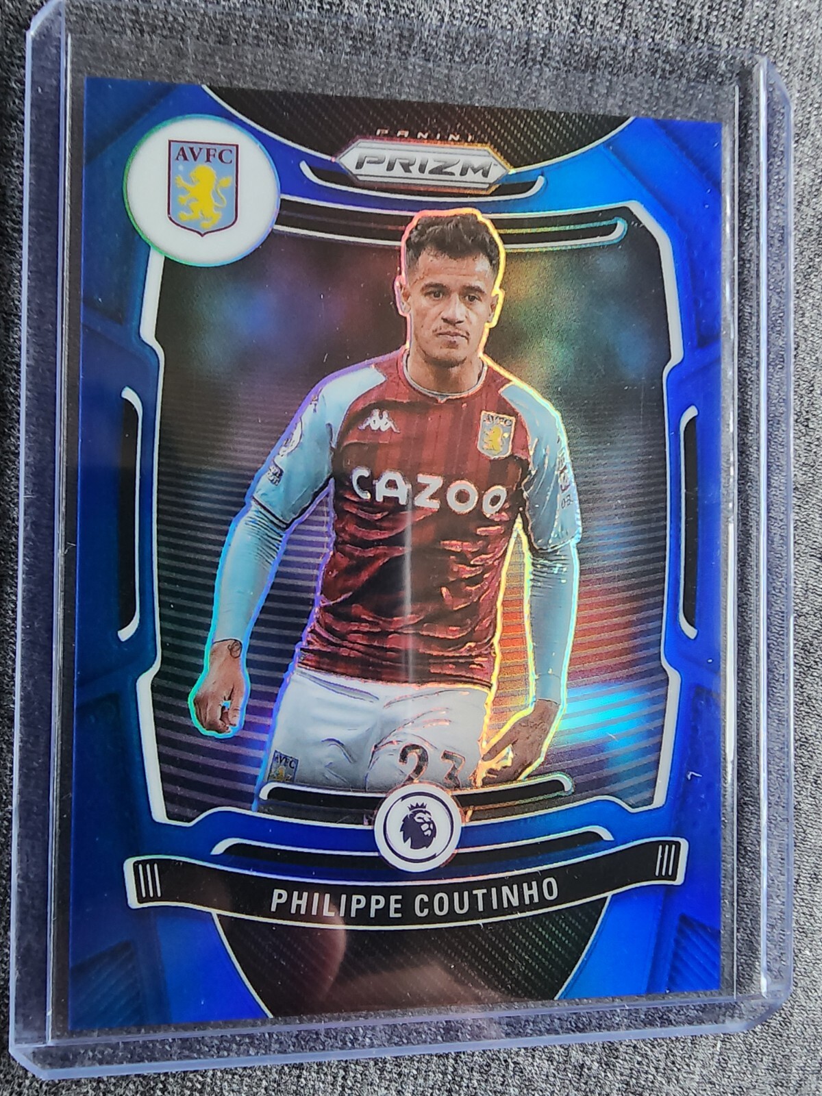 2021-22 Panini Chronicles Prizm Premier League Philippe Coutinho Blue /49
