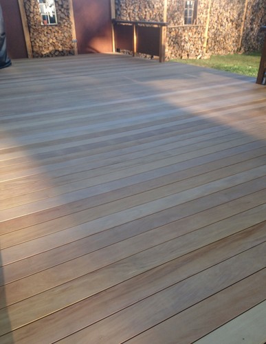Terrassenholz 21x145mm Garapa Terrassendielen Barfuß Dielen Patio Holz  No.103 - Bild 1 von 9