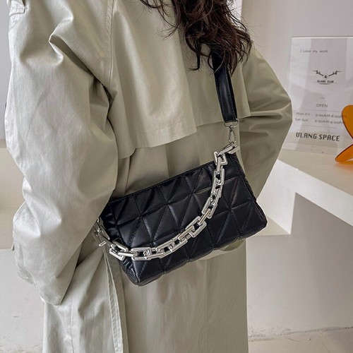 Women Shoulder Bags Ladies Handbags Luxury Leather Quilting Cross body Bags UK - Picture 8 of 19