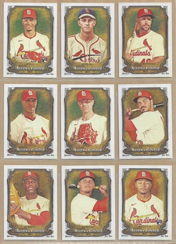 2024 Topps Allen & Ginter ST. LOUIS CARDINALS Team Set of (11) - 9 Base + 2 SP - Bild 1 von 3