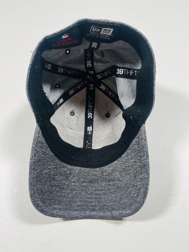 Atlanta Braves Hat Cap Fitted Mens S/M Gray Red MLB Baseball 39THIRTY New Era - Picture 7 of 10