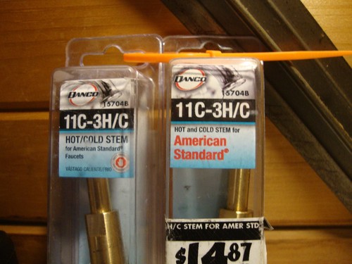 2 x Rubinetto per vasca/doccia a stelo caldo/freddo Danco American Standard, 11C-3H/C, 15704B - Foto 3 di 3