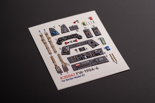 Focke-Wulf FW-190A-6. Interior 3D Decals (for Border Models) 1:35 KeliK K35041 - Picture 5 of 9