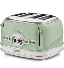 Ariete Vintage 4-Schlitz Toaster 156, hellgrün