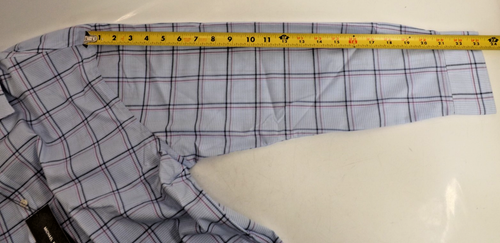 Michael Kors Softair Cotone Senza Ferro Manica Lunga 171/2 32/33 - Camicia Uomo XL - Foto 16 di 17