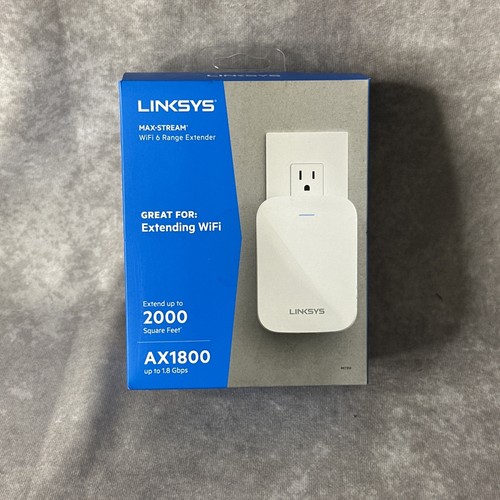 Linksys Max-Stream Wi-Fi 6 Range Extender 2000 Sq Ft