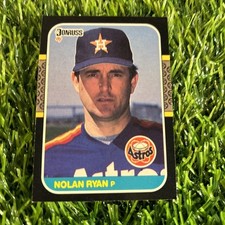 1987 Donruss #138 NOLAN RYAN Houston Astros Baseball Card HOF A75