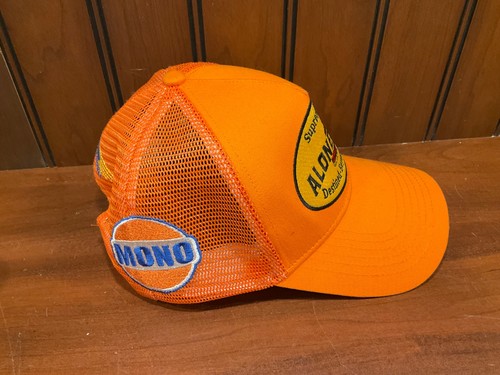ALONESTARZ RACING MONO 15 ORANGE TRUCKER HAT - Picture 3 of 7