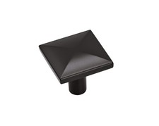 10 Pack Matte Black Cabinet Knob 1-1/8 Inch 29mm Length Extensity Hardware