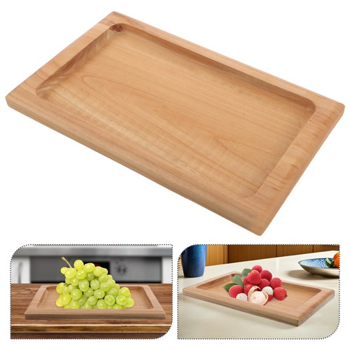  Holztabletts für Dekor Servieren Küche Wurstwaren Platte Obstteller - Bild 9 von 12