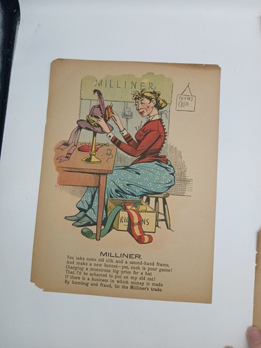 4 Aceto San Valentino Mulino, Custode del Negozio, Pigrizia, Idraulico metà 1800 - Foto 2 di 5