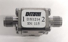 Ditom Microwave D3I1214 12.75 -14.50 GHz Single Junction Isolator SMA to SMA