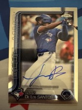2025 Topps Chrome - Rookie Autographs Luis De Los Santos #RA-LD (AU, RC)