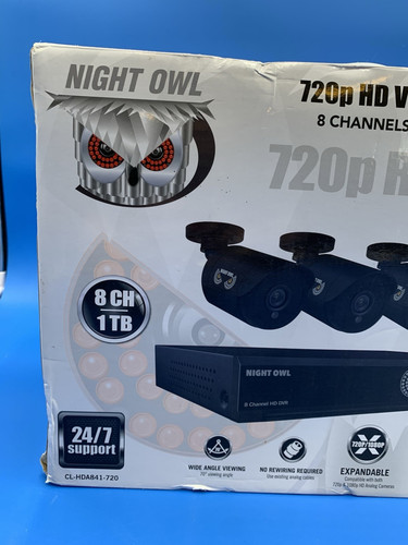 Night Owl 8 Kanal Überwachungskamera System 720P AHD DVR 4 Innen/Außen HD 720p - Bild 2 von 13