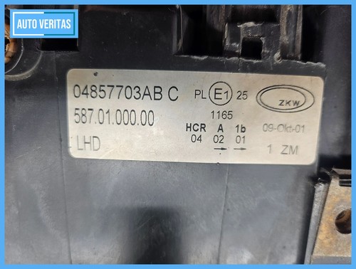 Front headlamp left Chrysler Voyager IV (2000-2005) 04857703AB F - Picture 7 of 7