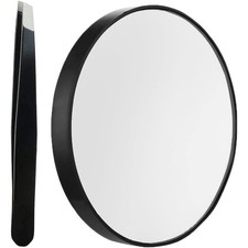 10X Magnifying Makeup Mirror Round Mirror with 2 Suction Cups Facial Cosmetic