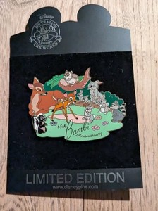 2007 RARE DISNEY LIMITED EDITION LE 500 JUMBO BAMBI PIN ( Original Packaging! )