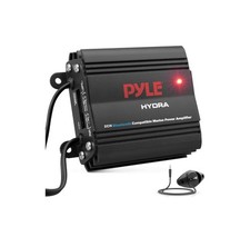 Pyle PLMRMB2CB Bluetooth Marine Amplifier Kit, 2-Ch. Waterproof Audio Power Amp