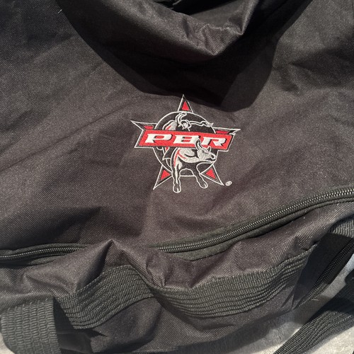 Professional Bull Riding Canvas Duffle Bag (Ariat, PBR, Approx. 28" x 14" x 14") - Picture 2 of 7
