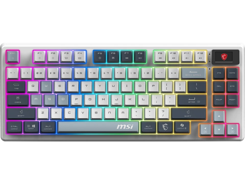 MSI Forge GK600 TKL Wireless Gaming Keyboard - Mechanical Linear Switches, - Image 2 of 4