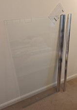 Mira Hinged Bath Screen 70x140cm [115038-W2-A]