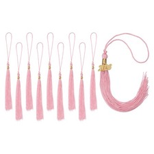 10pcs 2026 Tassel Graduation, Pink Graduation Cap Tassels with Charms