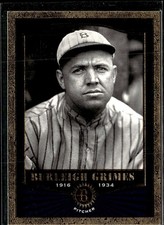 2001 SP Legendary Cuts #26 Burleigh Grimes