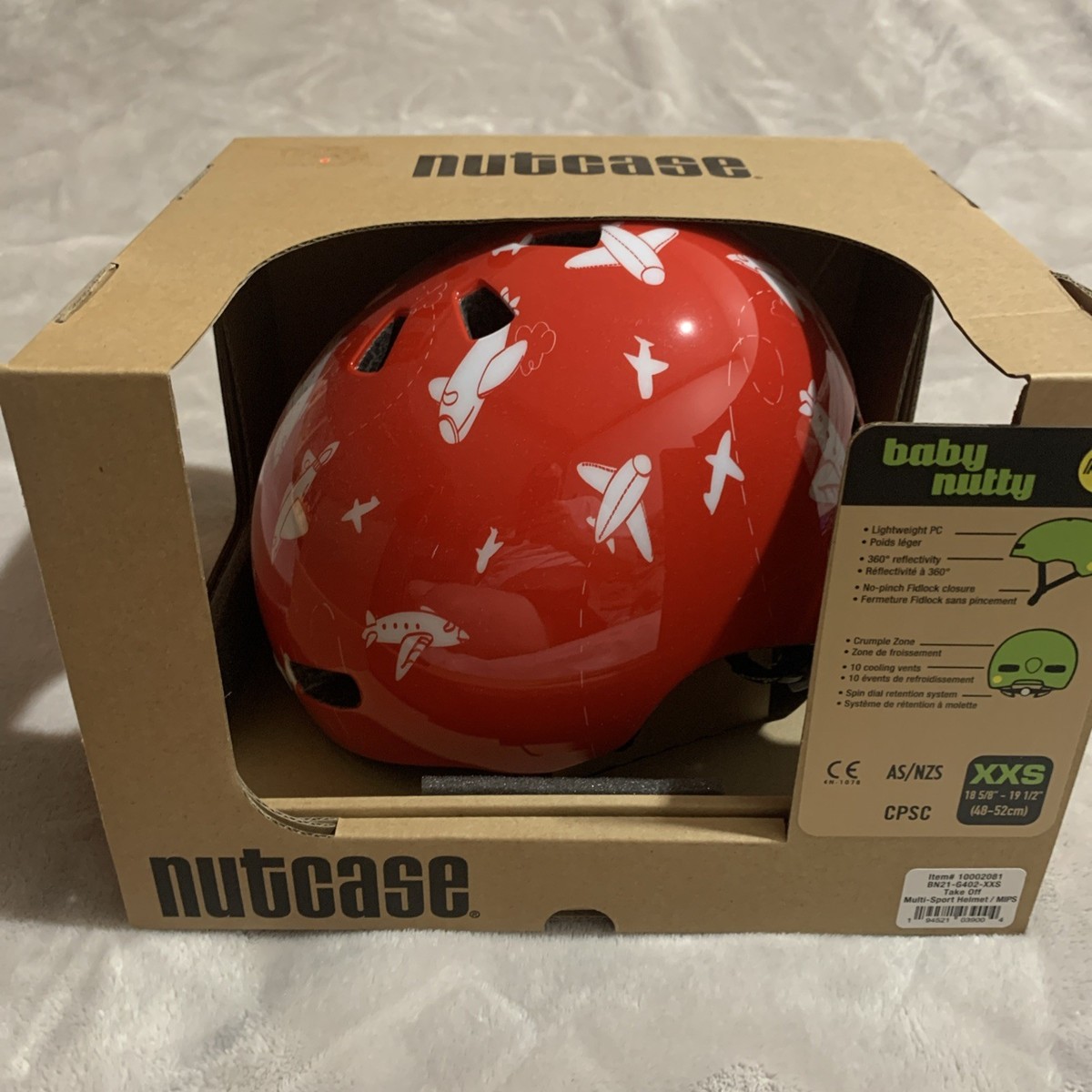 Nutcase MIPS bicycle multi-sports helmet
Bahaus red gray adults large-XL $100 Nutcase Multi-Sport Helmet Adult Large 23.5 main image 2