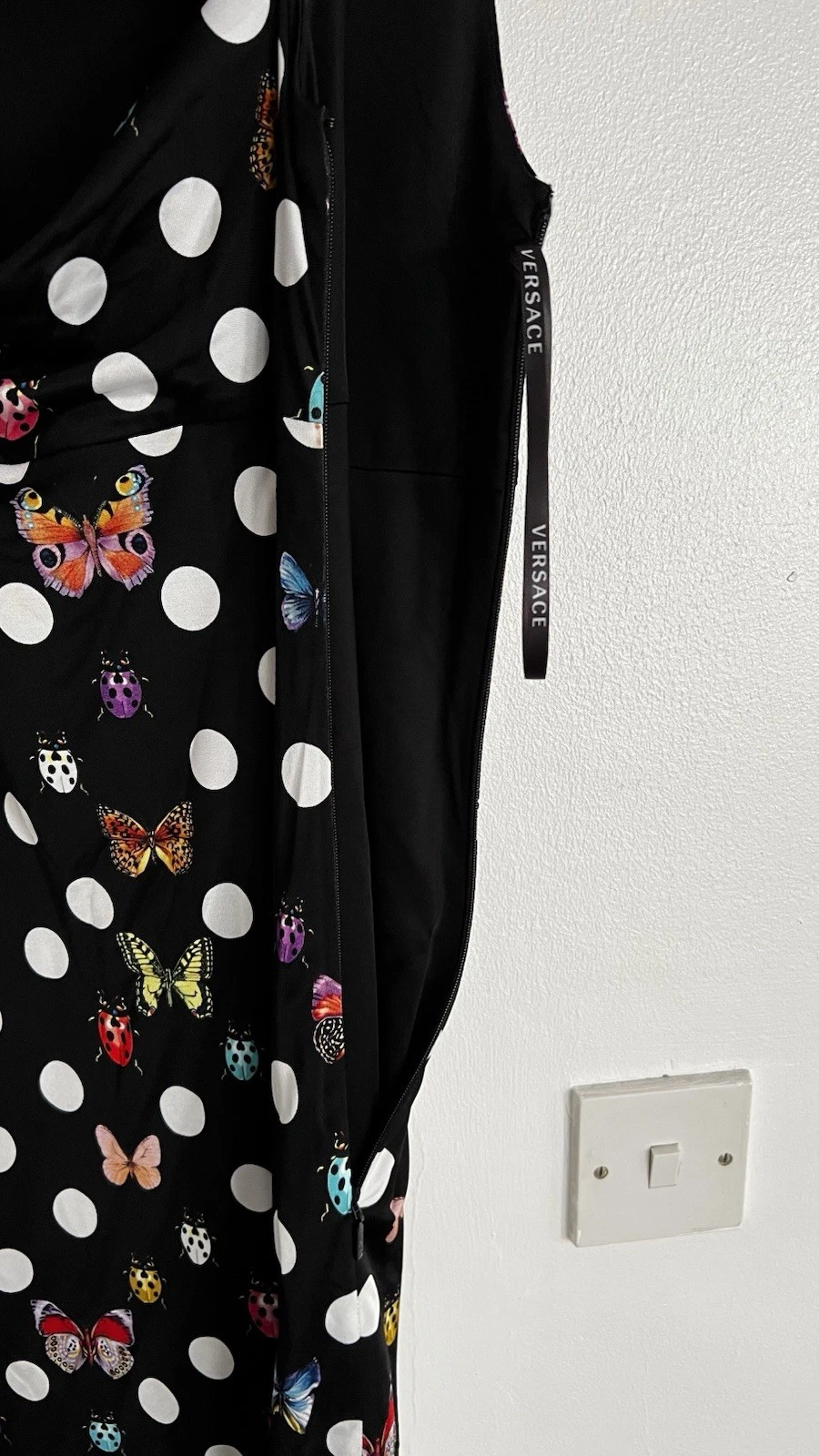 AUTENTICO Mini Abito Versace x Dua Lipa “La Vacanza Collection” 38 TAGLIA IT