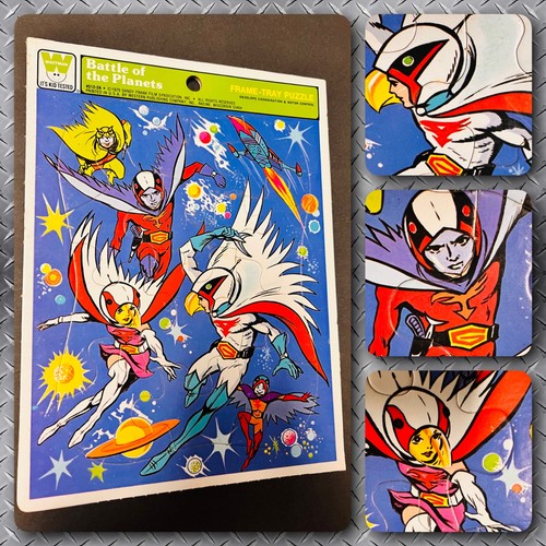 VTG nos 1979 Battle of the Planets G-Force Gatchaman Frame Tray Puzzle Whitman - Picture 18 of 18