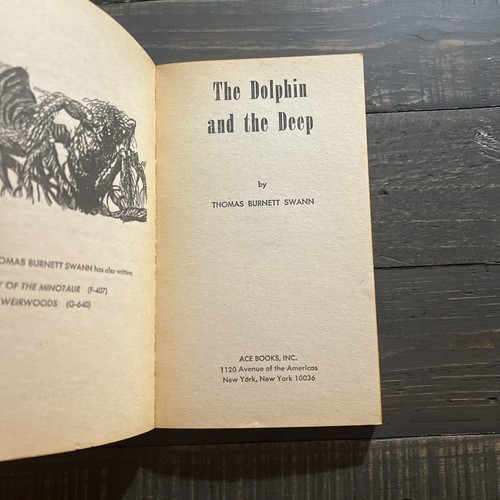 The Dolphin And The Deep ︱Thomas Burnett Swann ︱ 1968︱Science Fiction Book - Picture 5 of 6