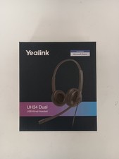 Yealink UH34 USB Headset With Mic Ultra Light Wired Headphones PC Call Center