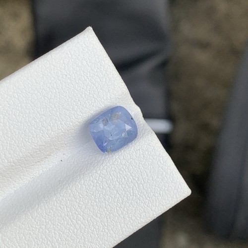 Top SI 2,2 Cts Colore Blu Taglio Cuscino Zaffiro Naturale Riscaldato Gemma Sri Lanka - Foto 11 di 13