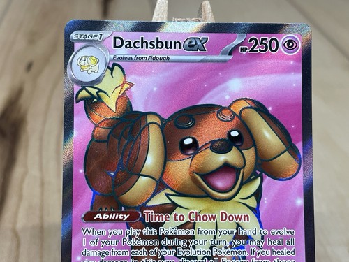 Dachsbun EX 160/142 Holo Ultra Rare S&V Stellar Crown Pokemon TCG Card NM - Bild 2 von 7