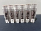 Lot of 6 BU Roll of 1956-D 1c Lincoln Wheat Pennies in Tubes