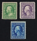 CKStamps: US Stamps Collection Scott#374 376 378 Mint H OG