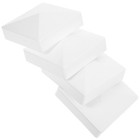 4x Pyramid Post Caps Covers Deck Decor Decking Fence Post Toppers