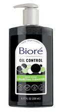 Biore Deep Pore Charcoal Face Wash, Daily Facial Cleanser for Dirt  Makeup Remo