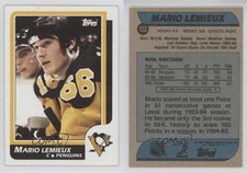 1986-87 Topps Mario Lemieux #122 HOF