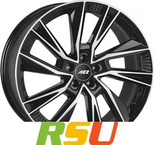 AEZ Havanna black/polished 8x19" ET40 LK5 112 ML 70.1 Alufelgen 19 Zoll