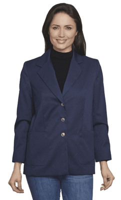 Navy David Barry Blazer Womens Plus Size UK 30 Jacket