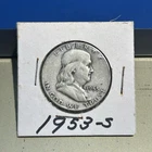 1953-S Franklin Half Dollar 50C San Francisco Business Strike 90% Silver