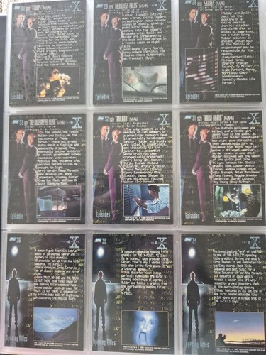 X-Files Complete Season 1 MASTER SET - Parallel Foil Stamp Chromium - 165 Cards - Picture 12 of 24